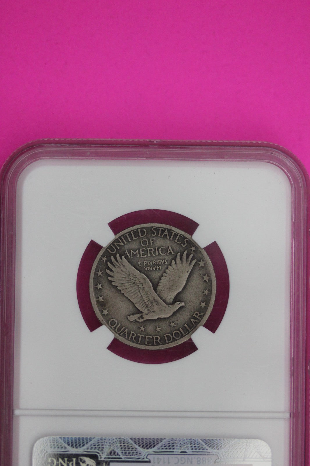 1918 D VF 20 Standing Liberty Silver Quarter NGC Certified Graded Authentic 1246