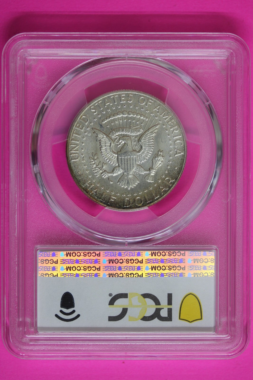 Toned Color 1964 P MS 65 John Kennedy Half Dollar PCGS Trueview Graded OCE 76