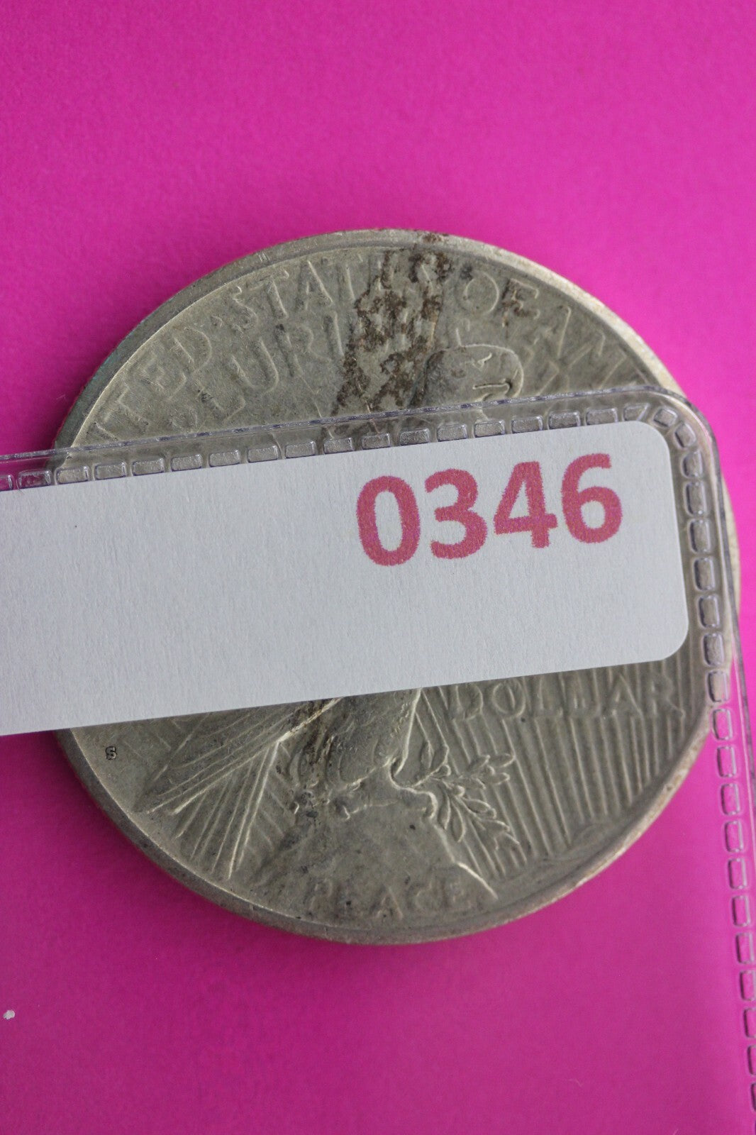 High Grade 1926 S Peace Silver Dollar LIberty Coin Guaranteed Authentic 0346N