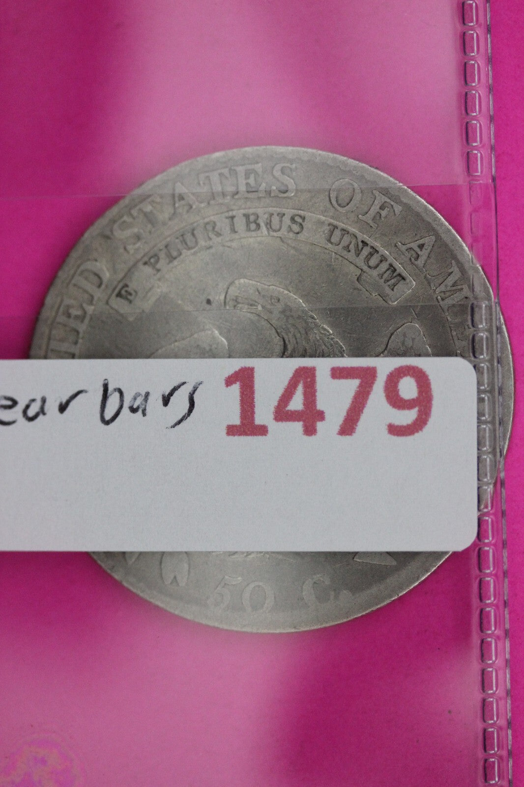 1814 Cap Bust Liberty Half Dollar O-105 Ear Bars Silver Guaranteed Genuine 1479