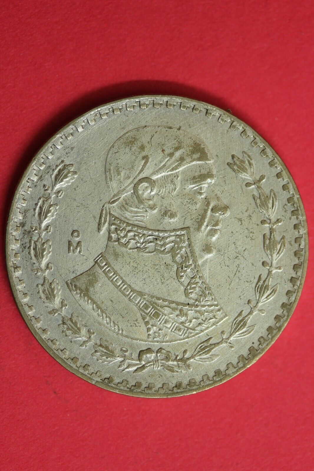 1960 Mexico Un 1 Peso .10 Silver Coin Morelos Estados Unidos Mexicanos GFB 41