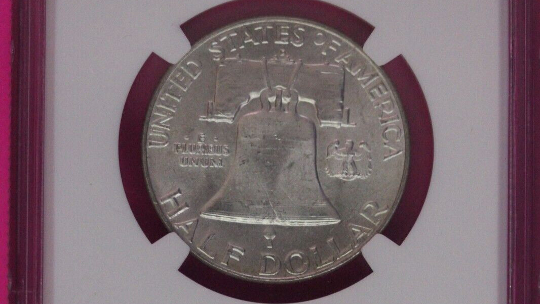1962 D MS 65 Ben Franklin Half Dollar NGC Graded Certified Authentic Slab 935