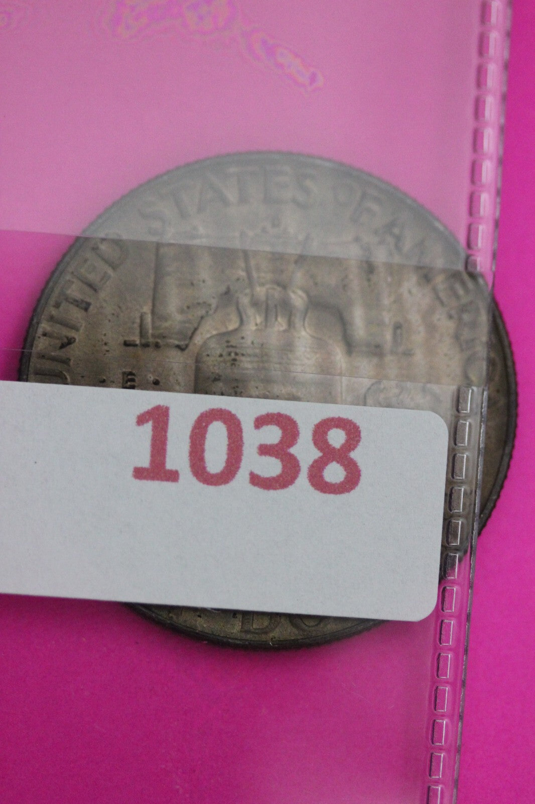 Toned 1950 D Ben Franklin Silver Half Dollar FBL Guaranteed Authentic Coin 1038