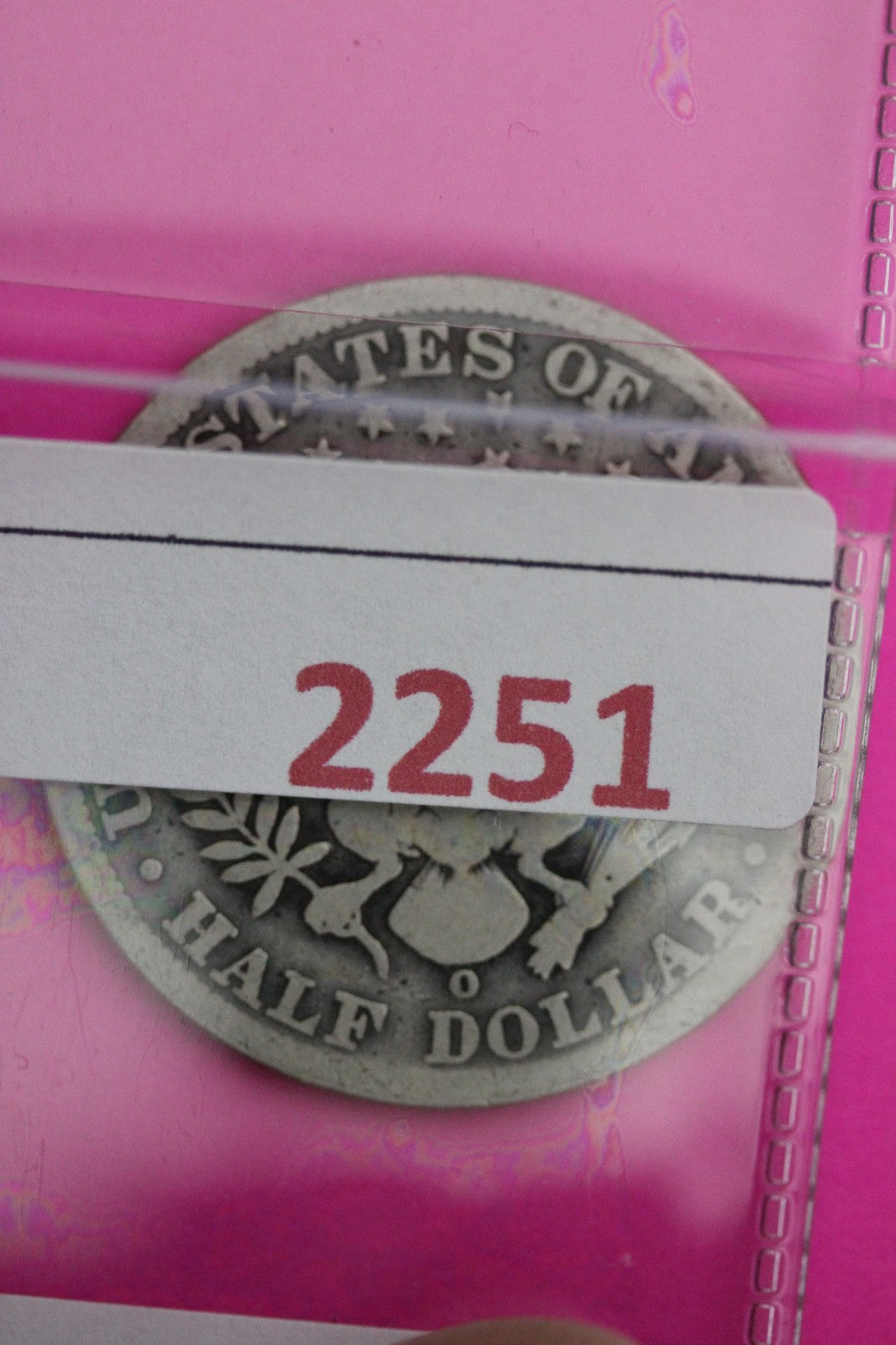 1900 O Barber Liberty Silver Half Dollar Guaranteed Authentic Genuine Coin 2251