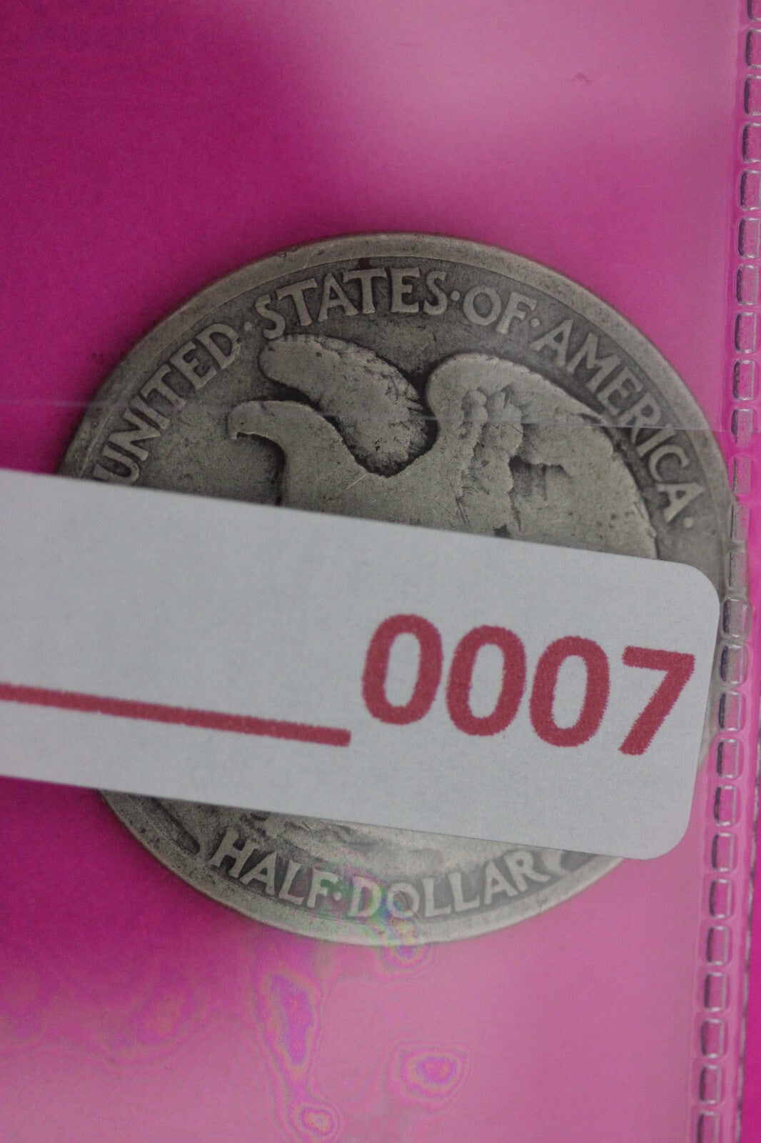 1917 S Walking Liberty Half Dollar Scarce Semi Key Date Silver Walker Coin 0007