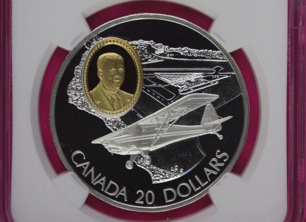 1995 PF 69 Ultra Cameo Canada Aviation Series Fleet 80 Canuck $20 NGC Slab 1062