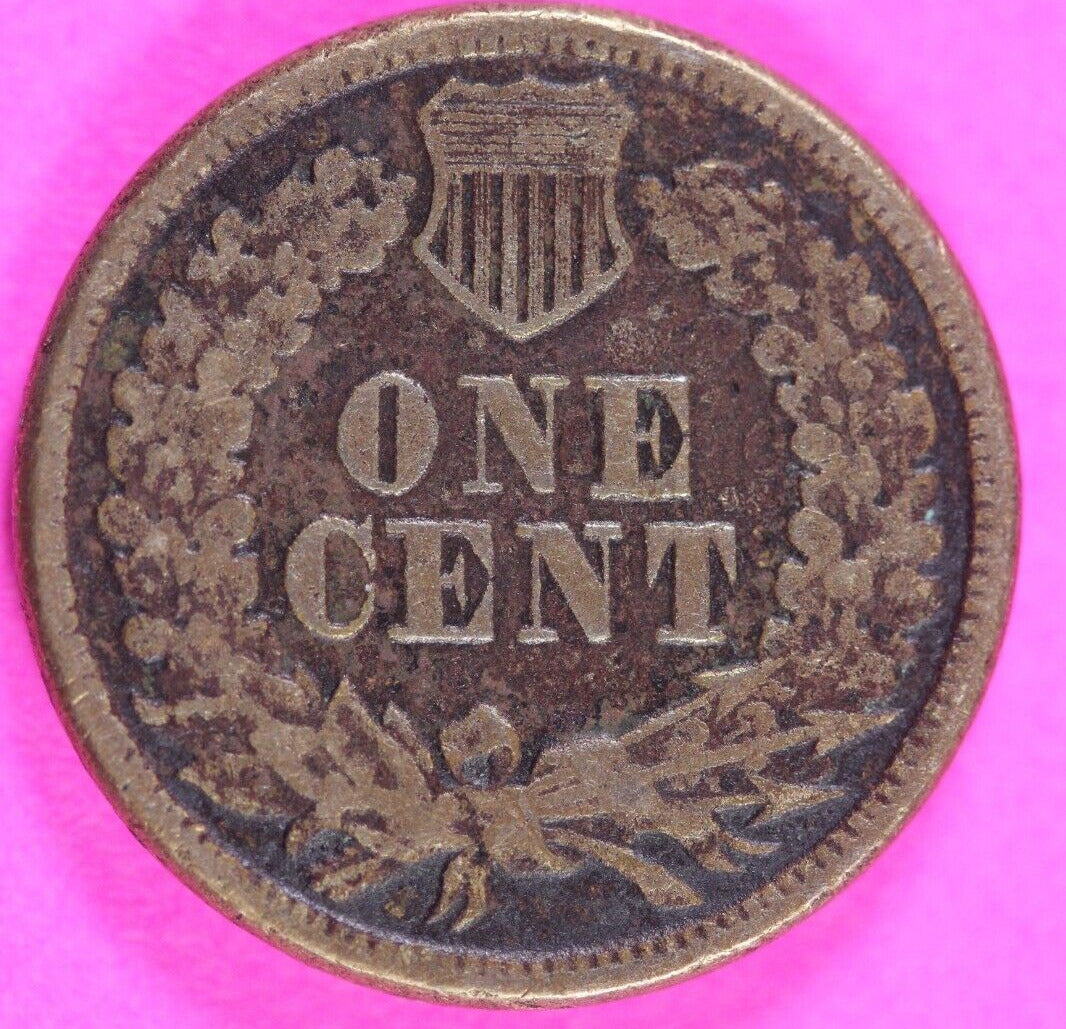 1860 Copper Nickel Indian Head Cent Penny Rare Type Coin Exact Coin Pictured 286