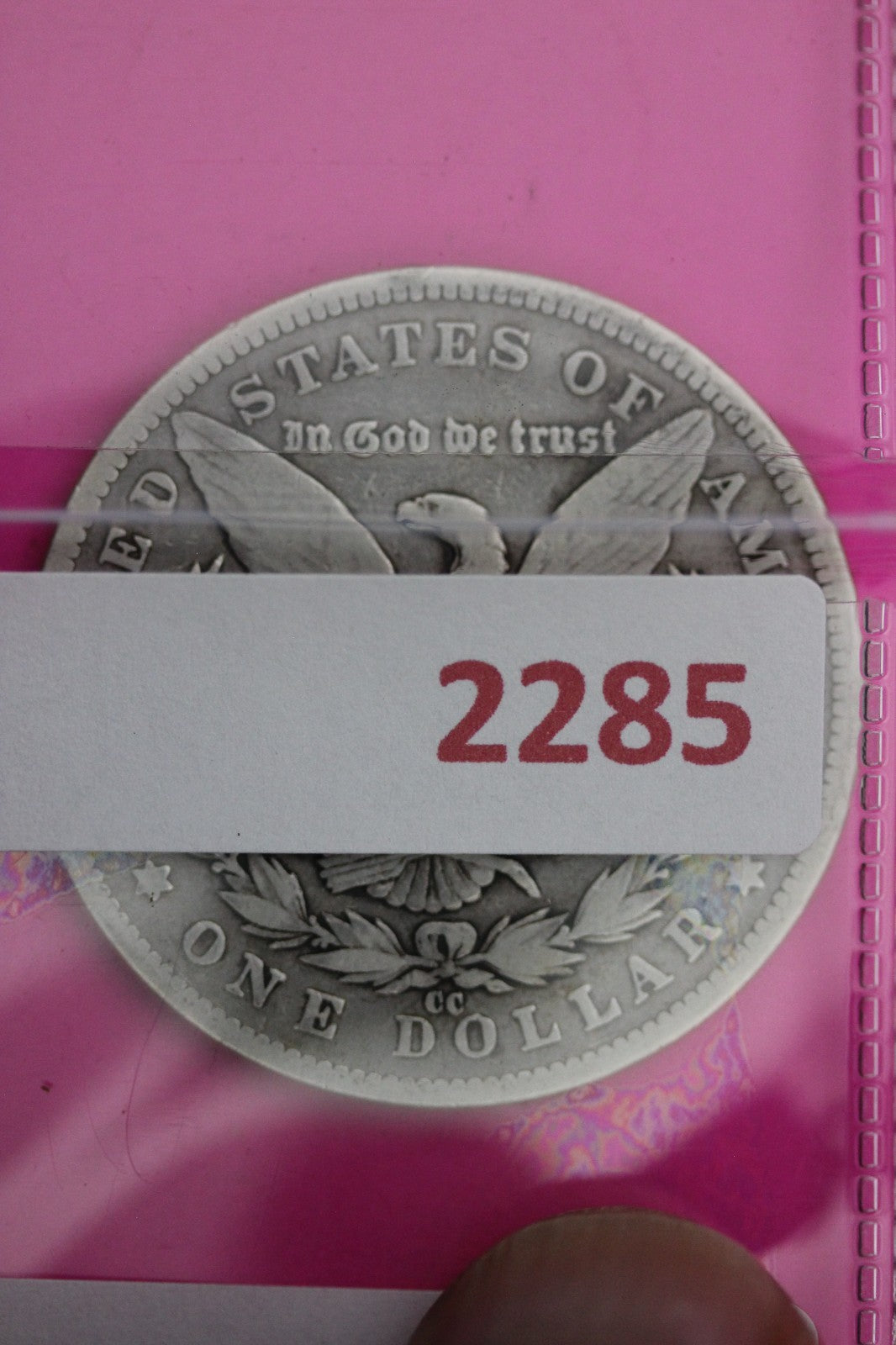 1890 CC Morgan Silver Dollar Coin Guaranteed Authentic American Seller 2285