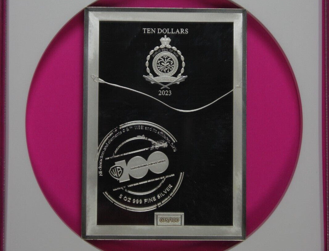 Rare 2023 Matrix 5 Ounce Silver Coin 75 of 100 Minted Niue $10 PF 70 NGC 7115