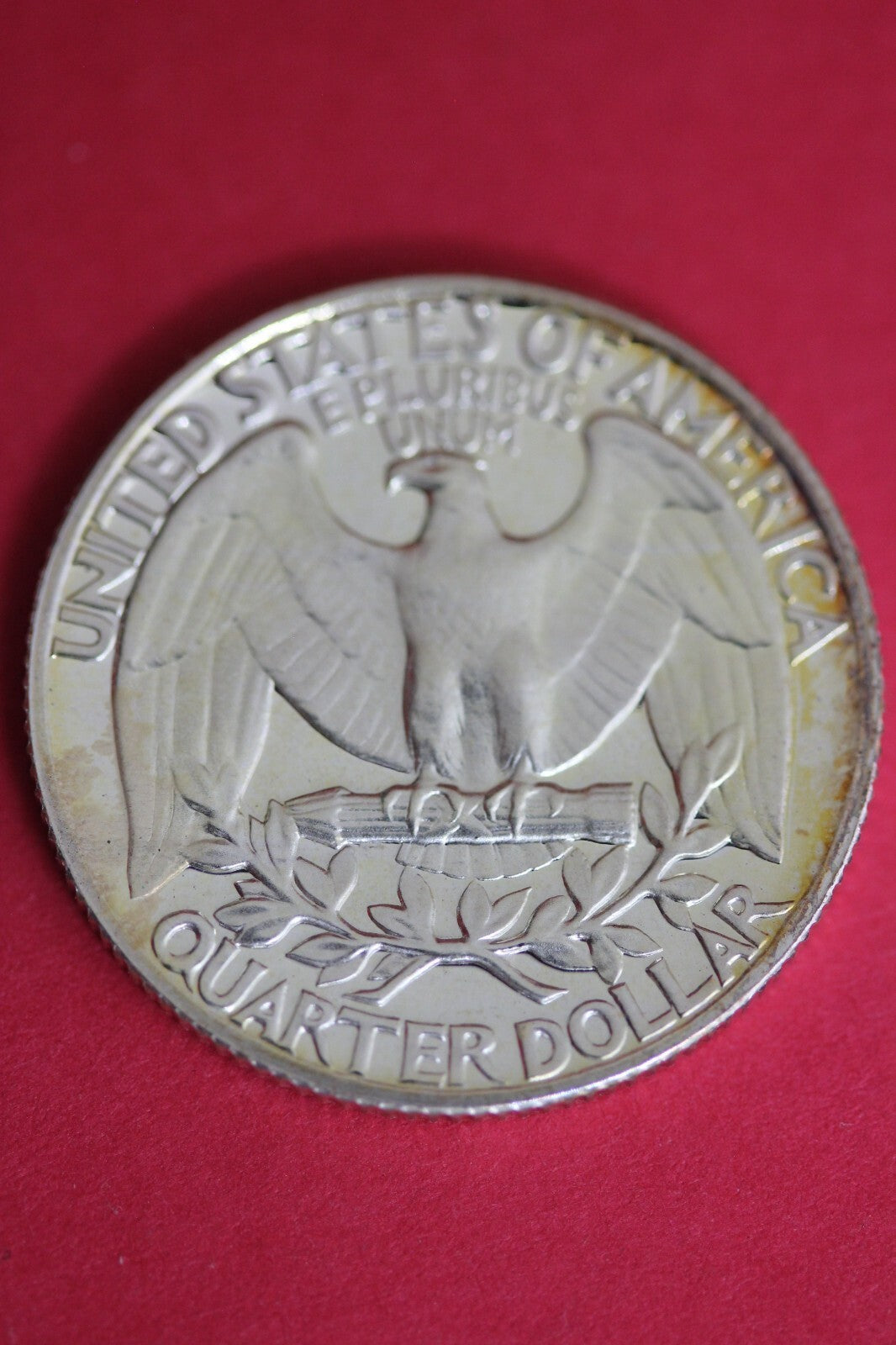 Toned 1962 Proof George Washington Quarter Exact Coin Shown 04