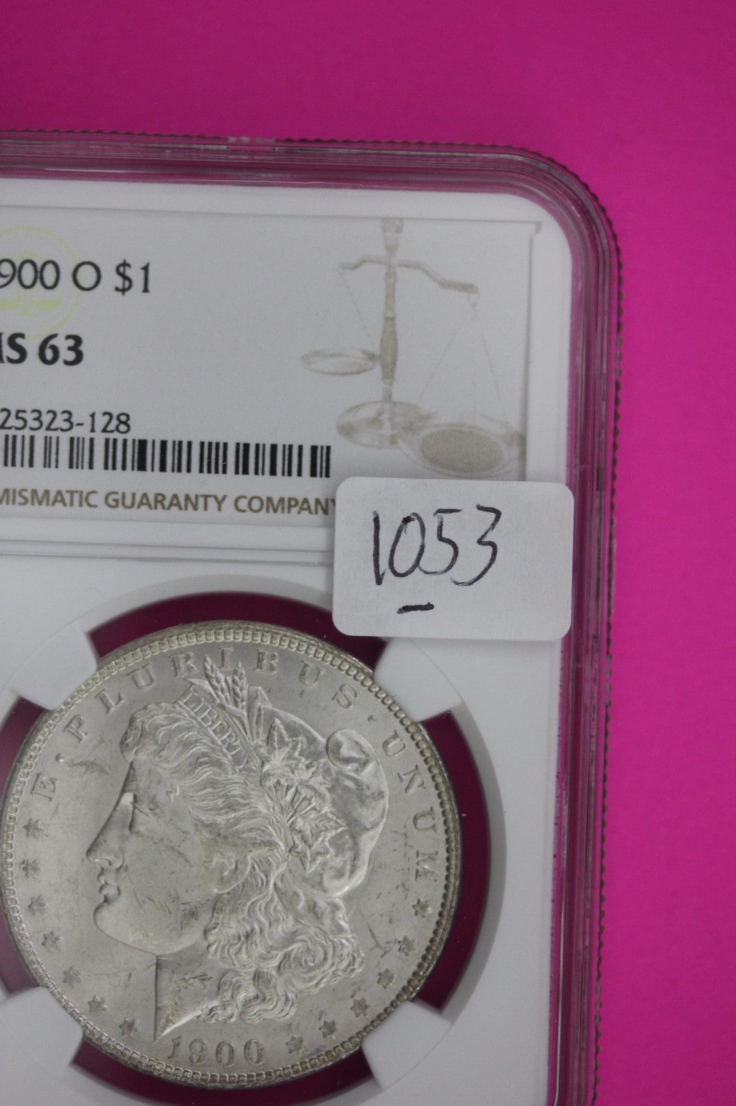 1900 O MS 63 Liberty Morgan Silver Dollar NGC Certified Graded Authentic 1053
