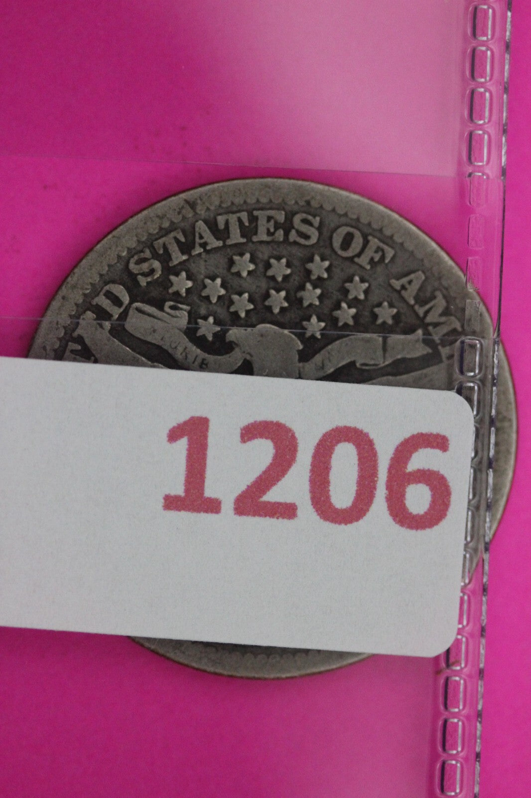 1905 S Barber Liberty Silver Quarter Guaranteed Authentic & Genuine Coin 1206