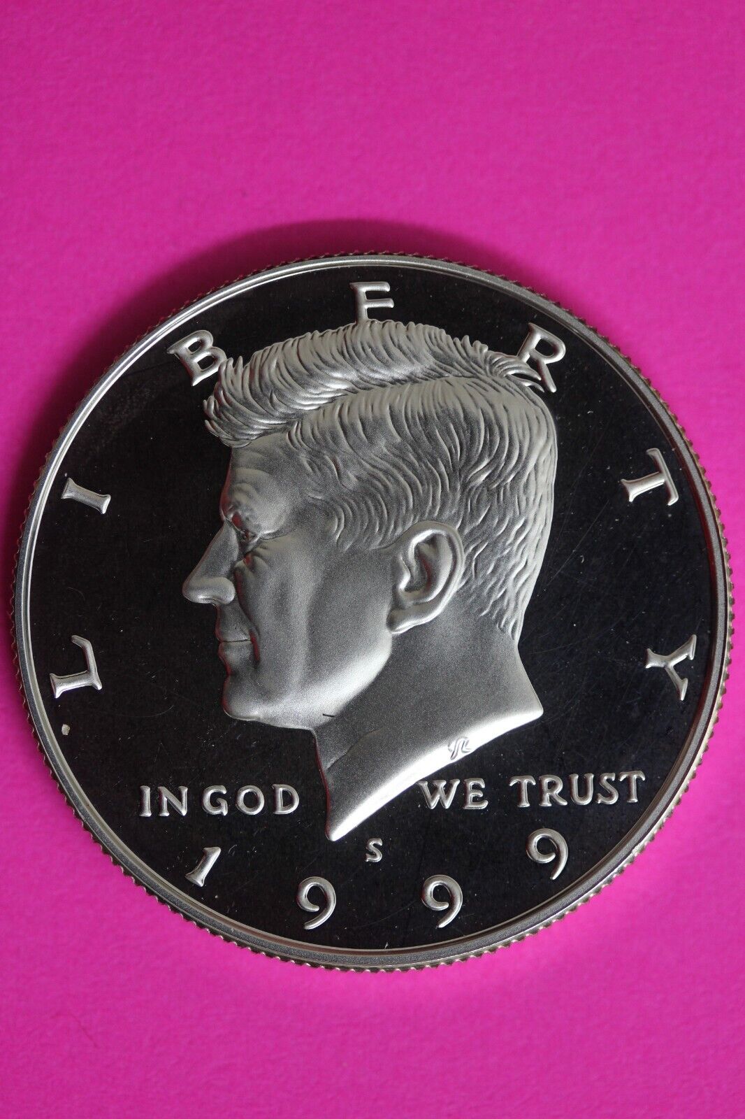 GEM Proof Silver 1999 S John F Kennedy Half Dollar Exact Coin Shown Tom 52