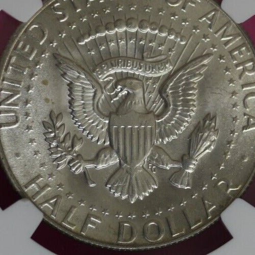 1969 D MS 64 Kennedy Half Dollar NGC Graded Certified Authentic Slab Silver 1369