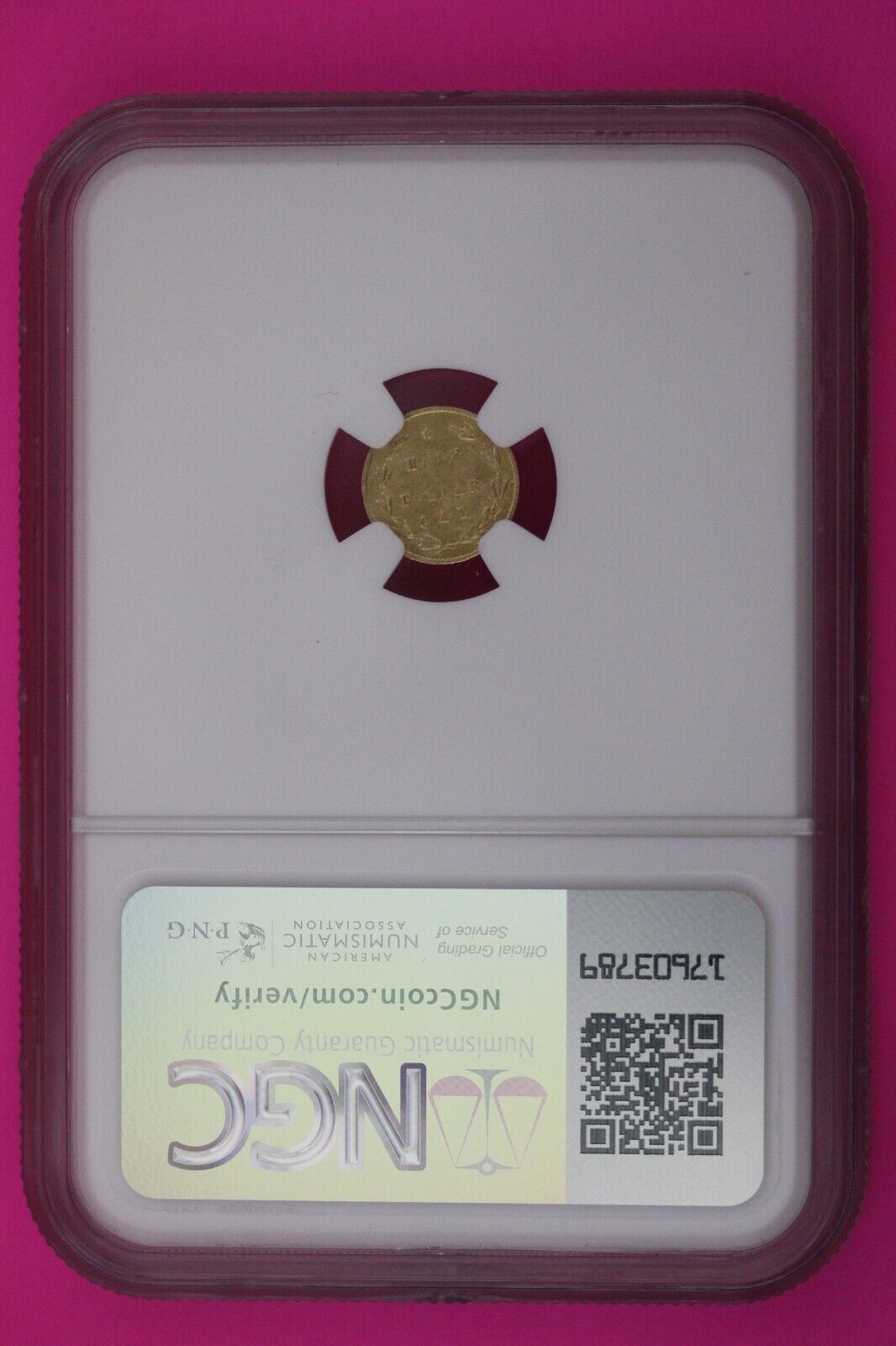 1870 California Gold Fractional Indian Head AU Details OBV Scratched 50c NGC 573