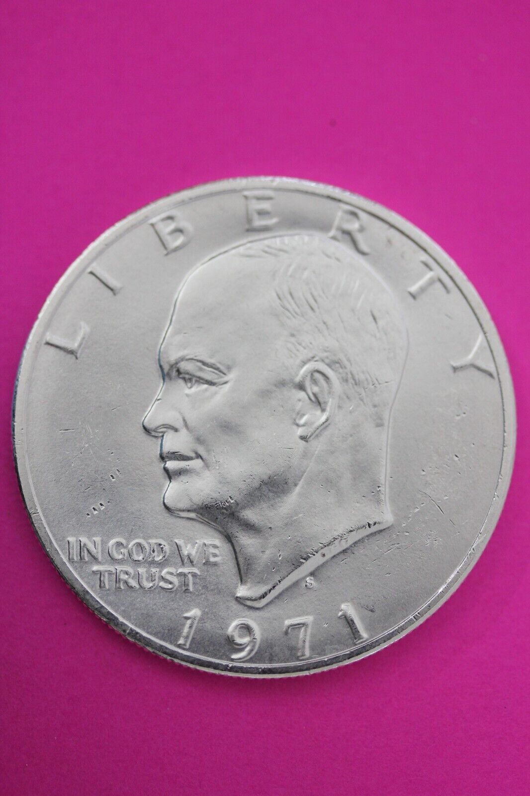 Gem BU 1971 S Ike Eisenhower 40% Silver Dollar You Get Same Coin In Pics TOM 13