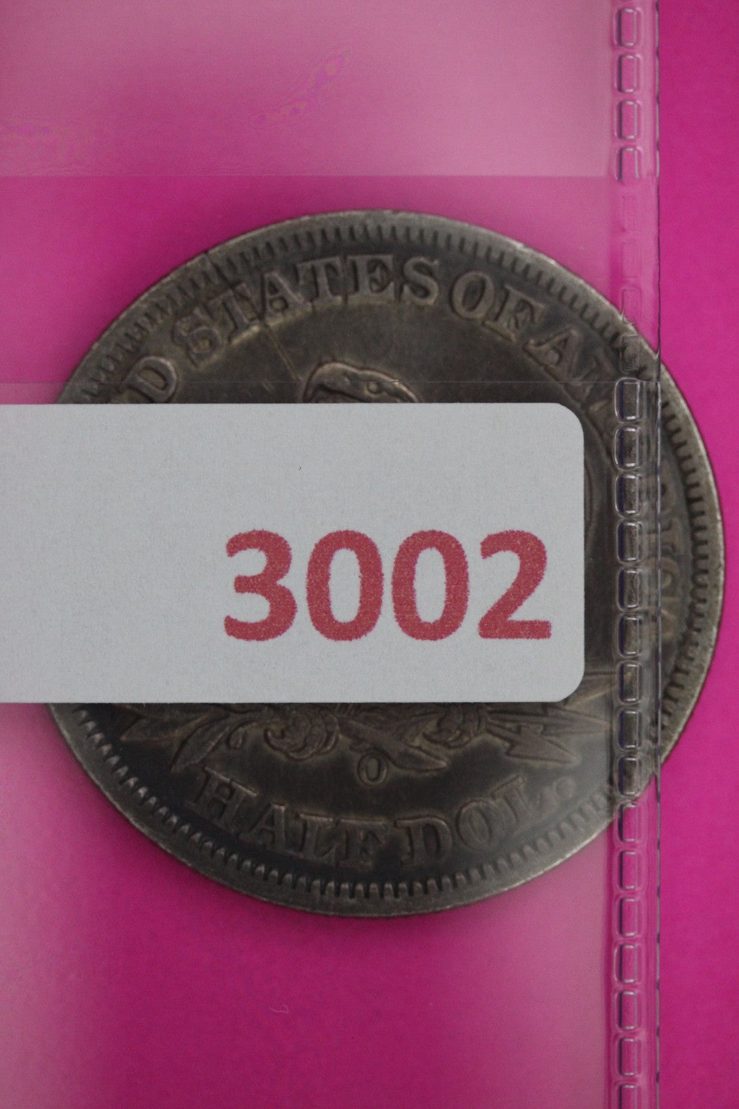 1858 O Seated Liberty Half Dollar Guaranteed Authentic & Genuine Coin 3002