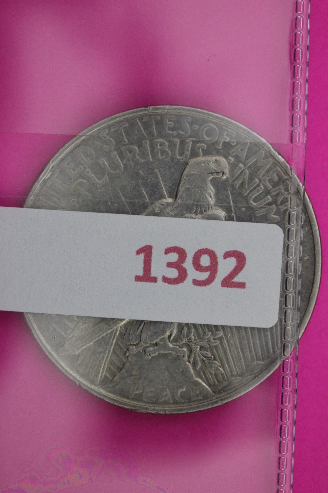 1927 D Peace Liberty Silver Dollar Guaranteed Authentic & Genuine Coin 1392