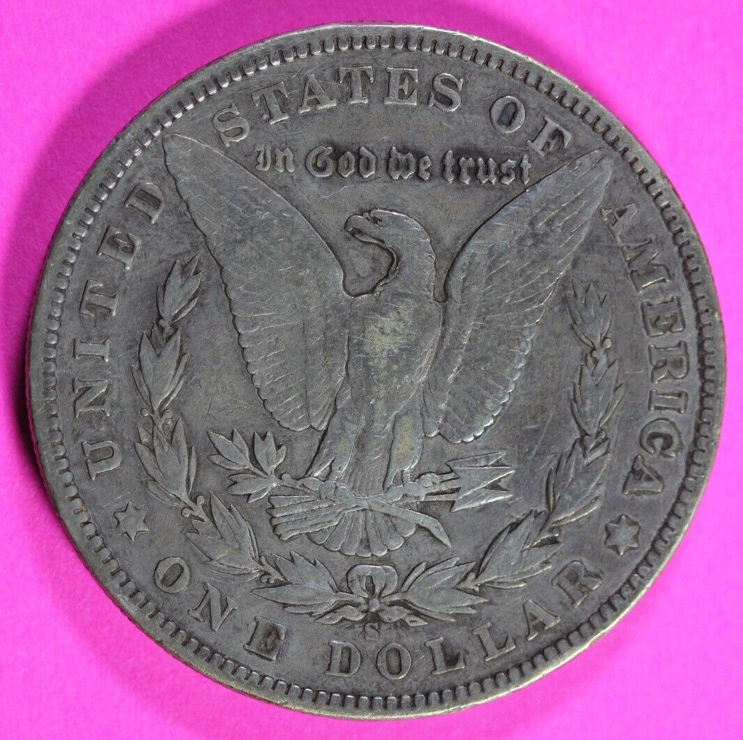 1904 S Morgan Lady Liberty Silver Dollar Key Date Coin San Francisco Mint 53