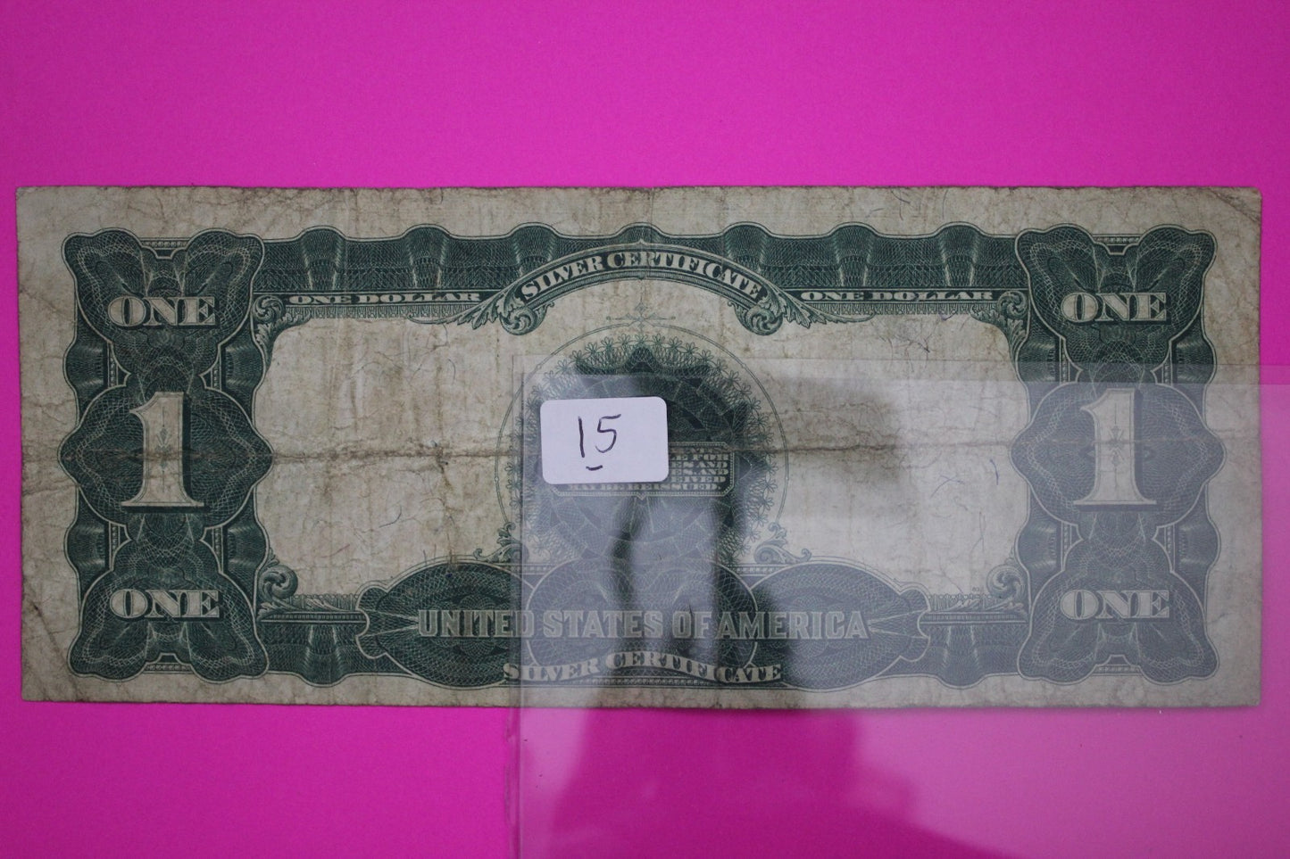 1899 $1 One Dollar Black Eagle Silver Certificate FR 236 Guaranteed Authentic 15