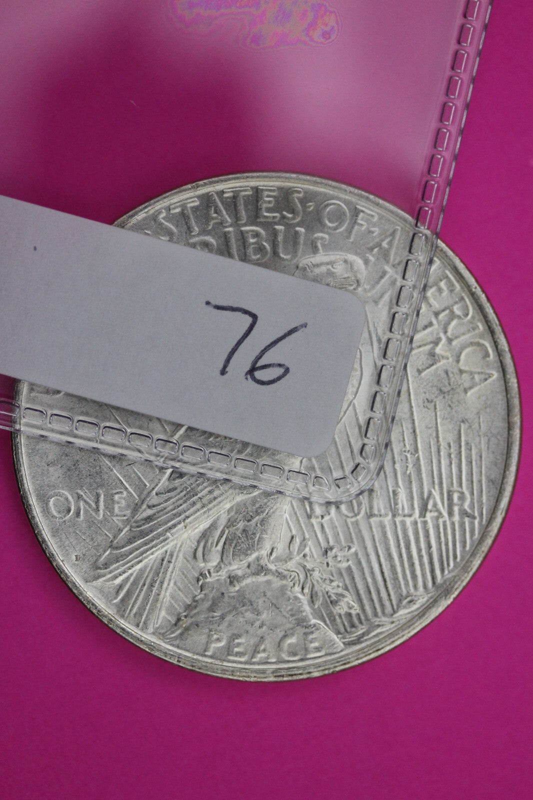 High Grade 1922 D Liberty Peace Silver Dollar Denver Mint Very Nice Luster 76