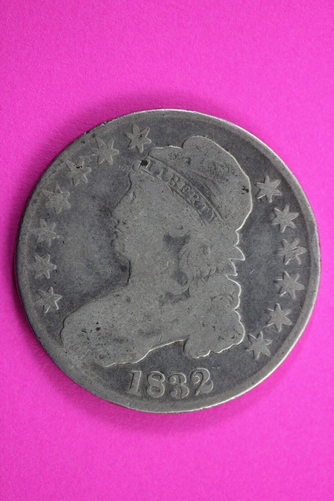 1832 Capped Bust Half Dollar Exact Coin In Pics Silver Rare Semi Key Date 21