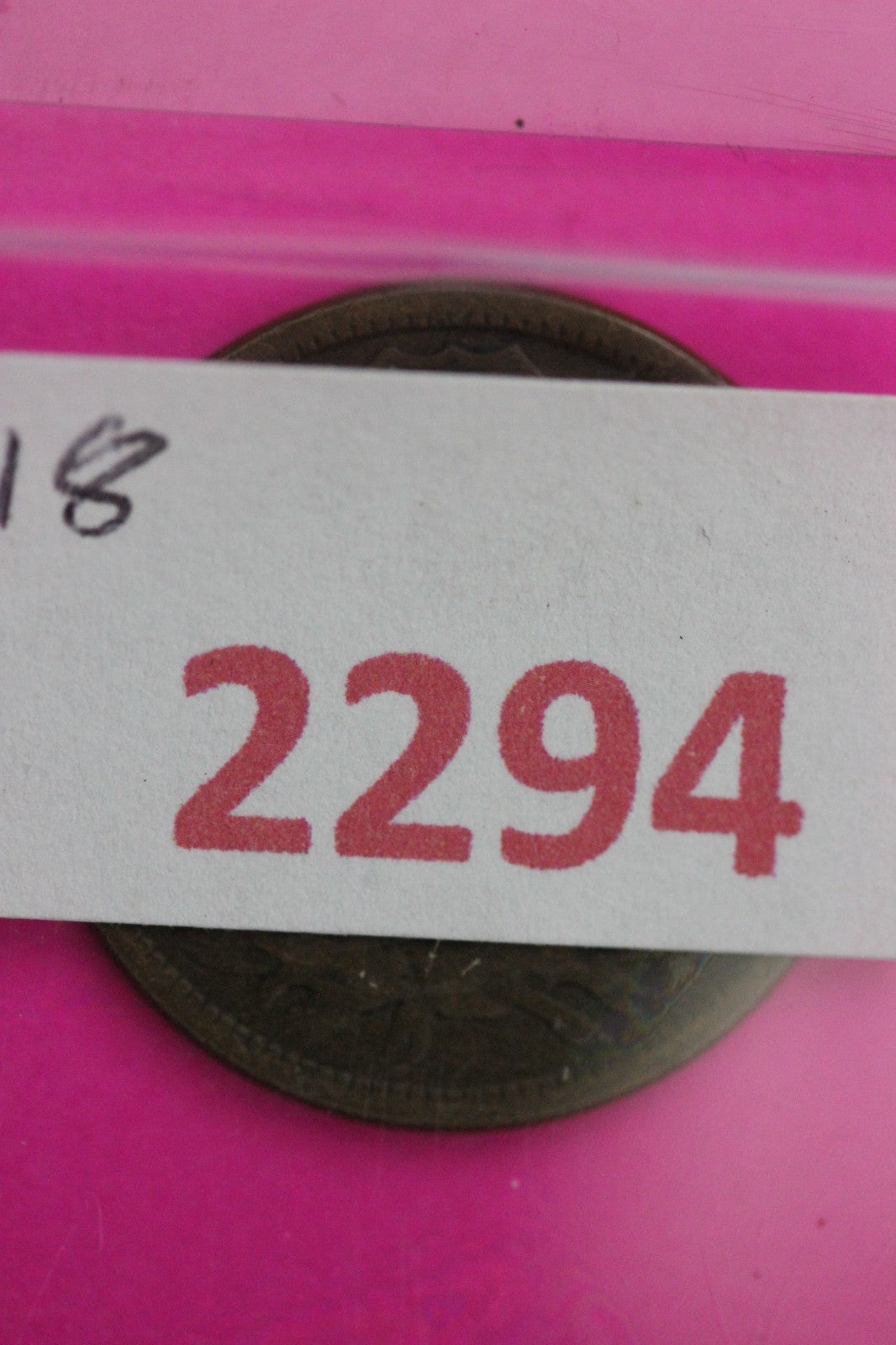 Rare 1865 18/18 Snow 4 Indian Head Cent Penny Guaranteed Authentic Coin 2294