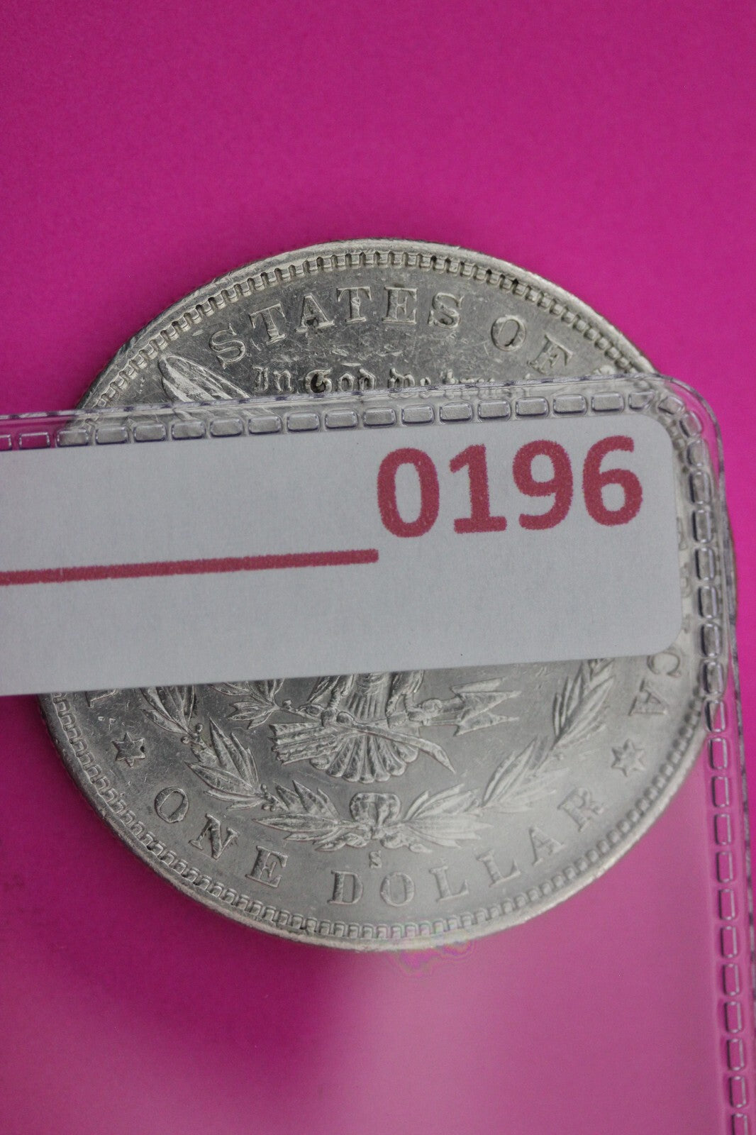 High Grade 1890 S Morgan Lady Liberty Rare Date Silver Dollar Authentic 0196N