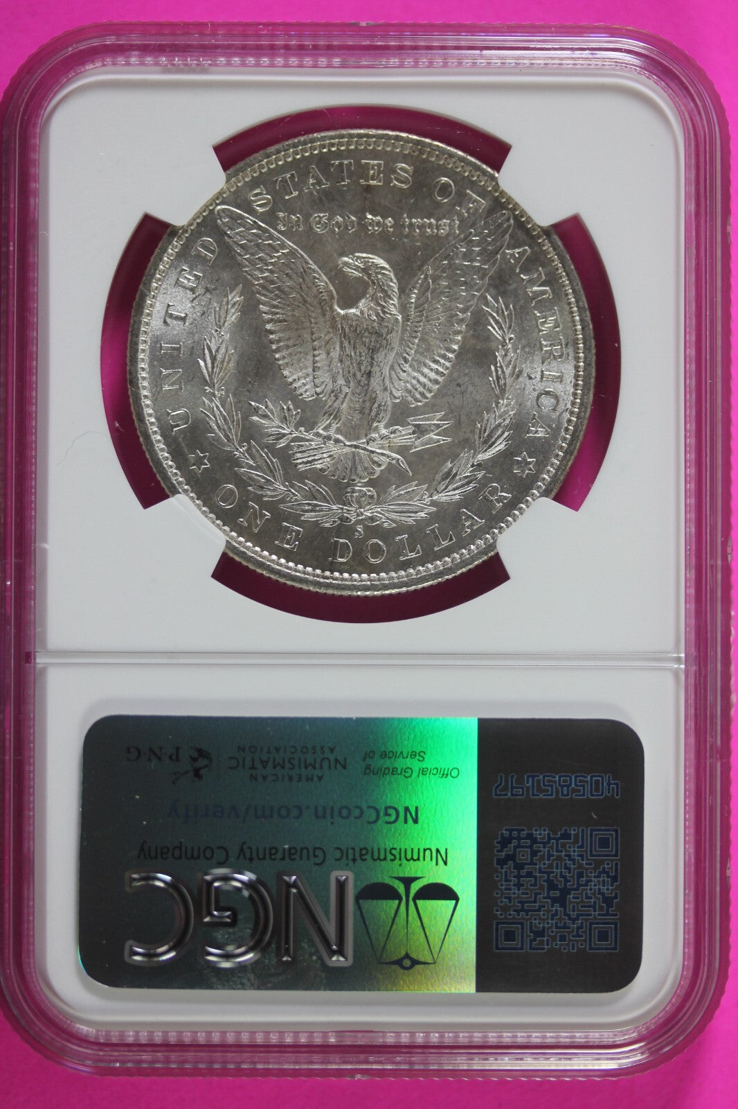 1879 S MS 63 Liberty Morgan Silver Dollar NGC Certified Graded Authentic 677