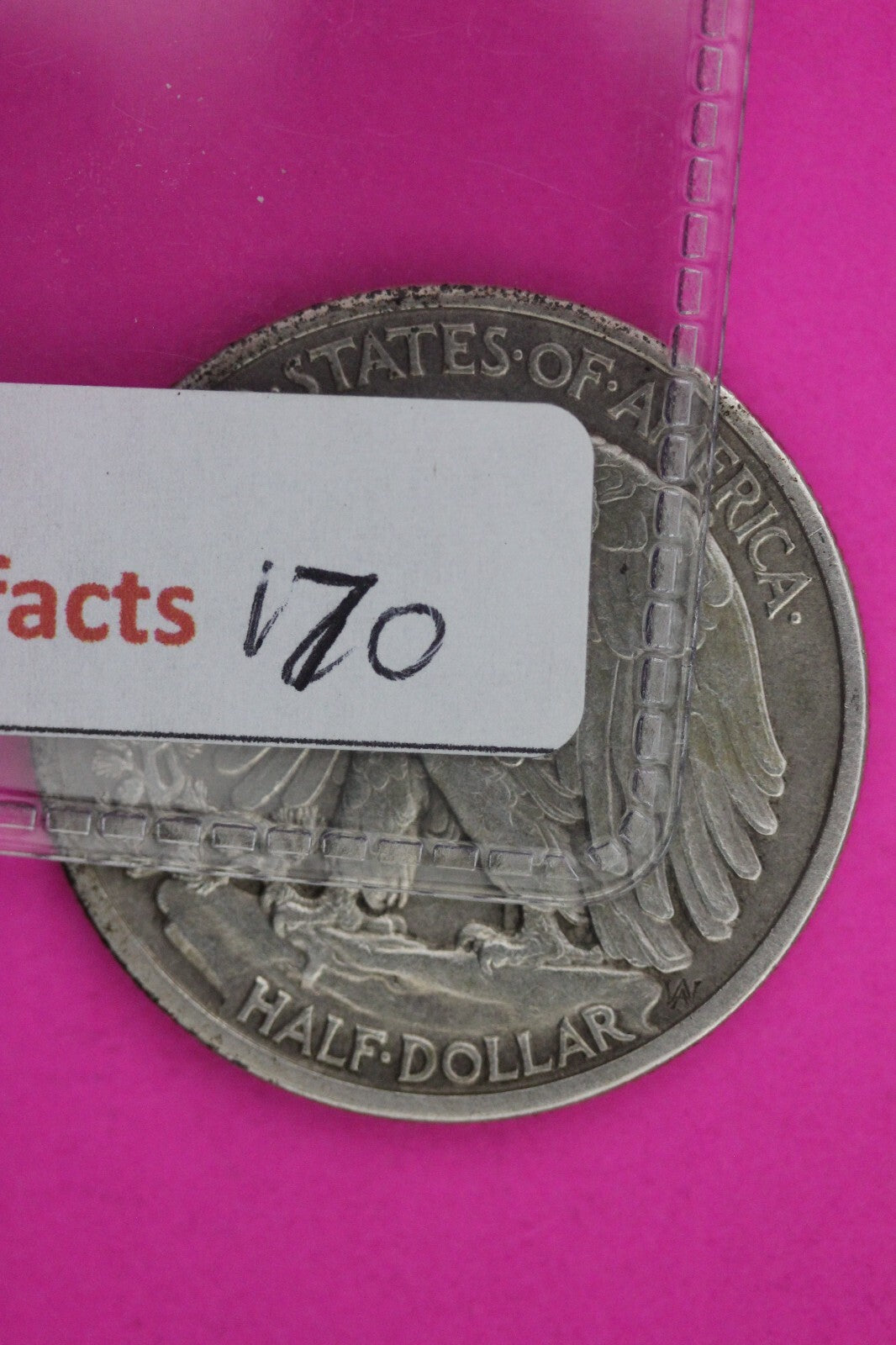 High Grade 1917 D OBV Walking Liberty Half Dollar Rare Key Date Silver Coin 170