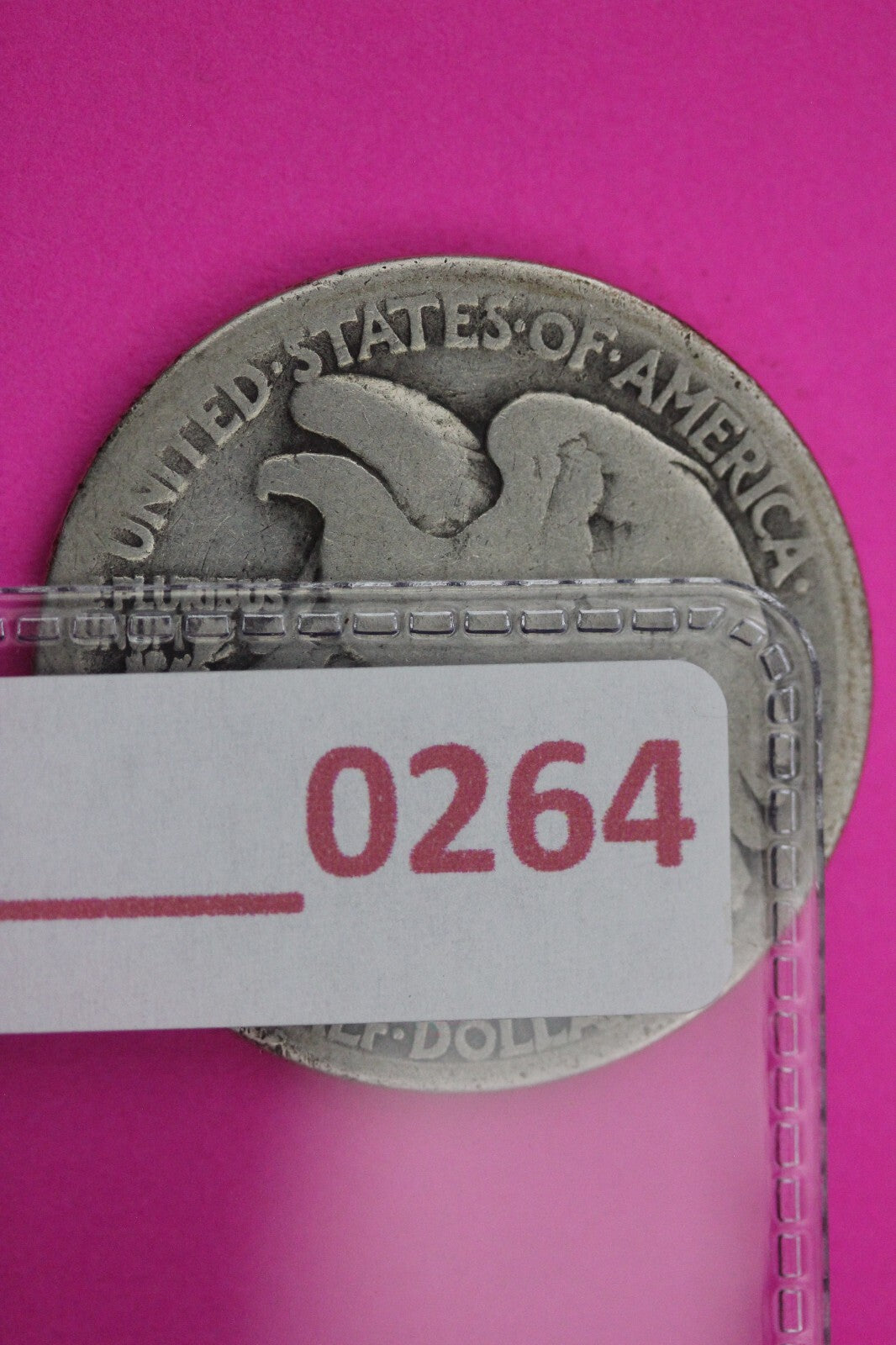 1916 S OBV Walking Liberty Silver Half Dollar Walker Guaranteed Authentic 0264N