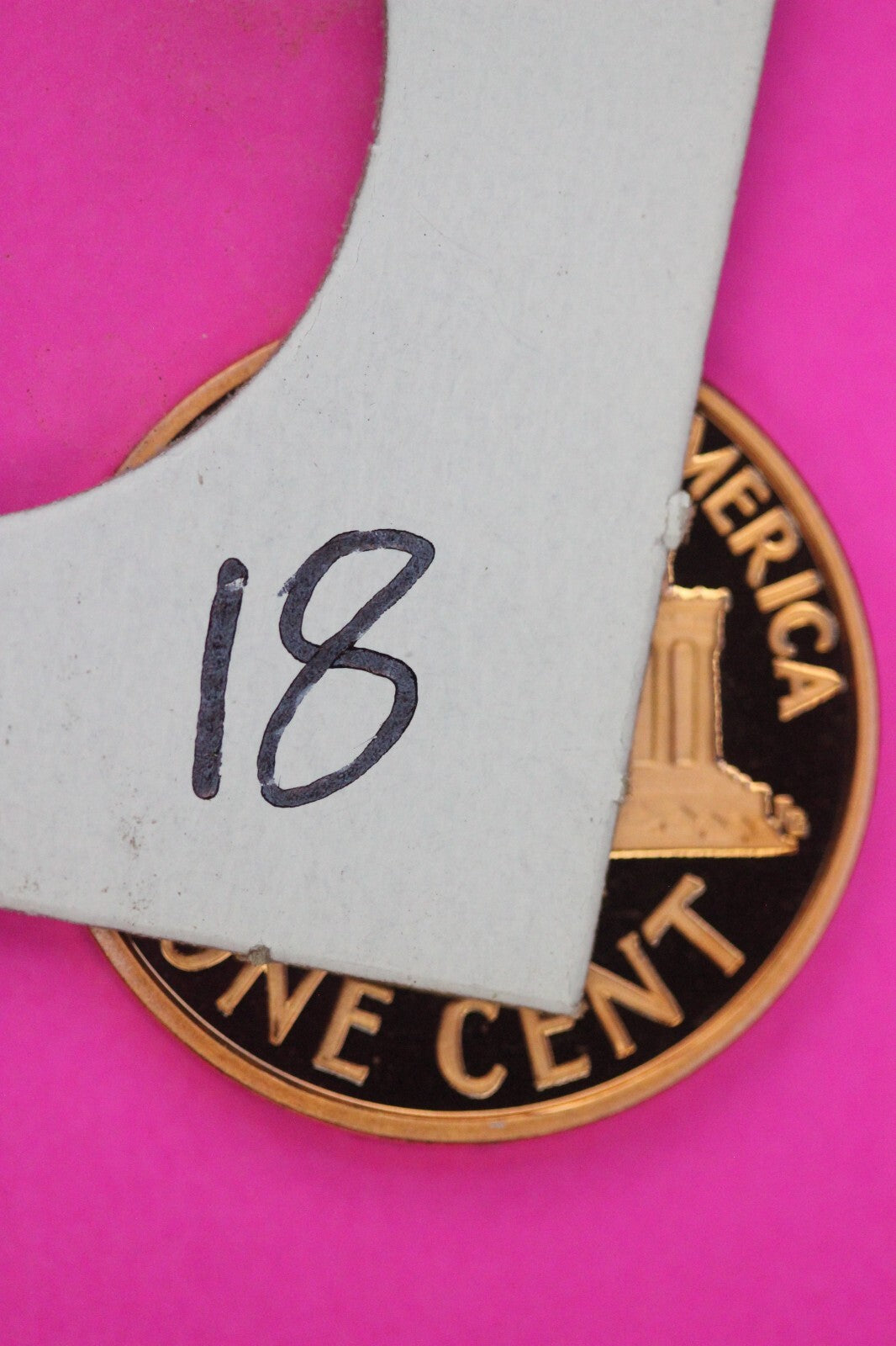 Gem Proof 2007 S Ultra Deep Cameo Lincoln Memorial Cent Same Coin In Pics TOM18