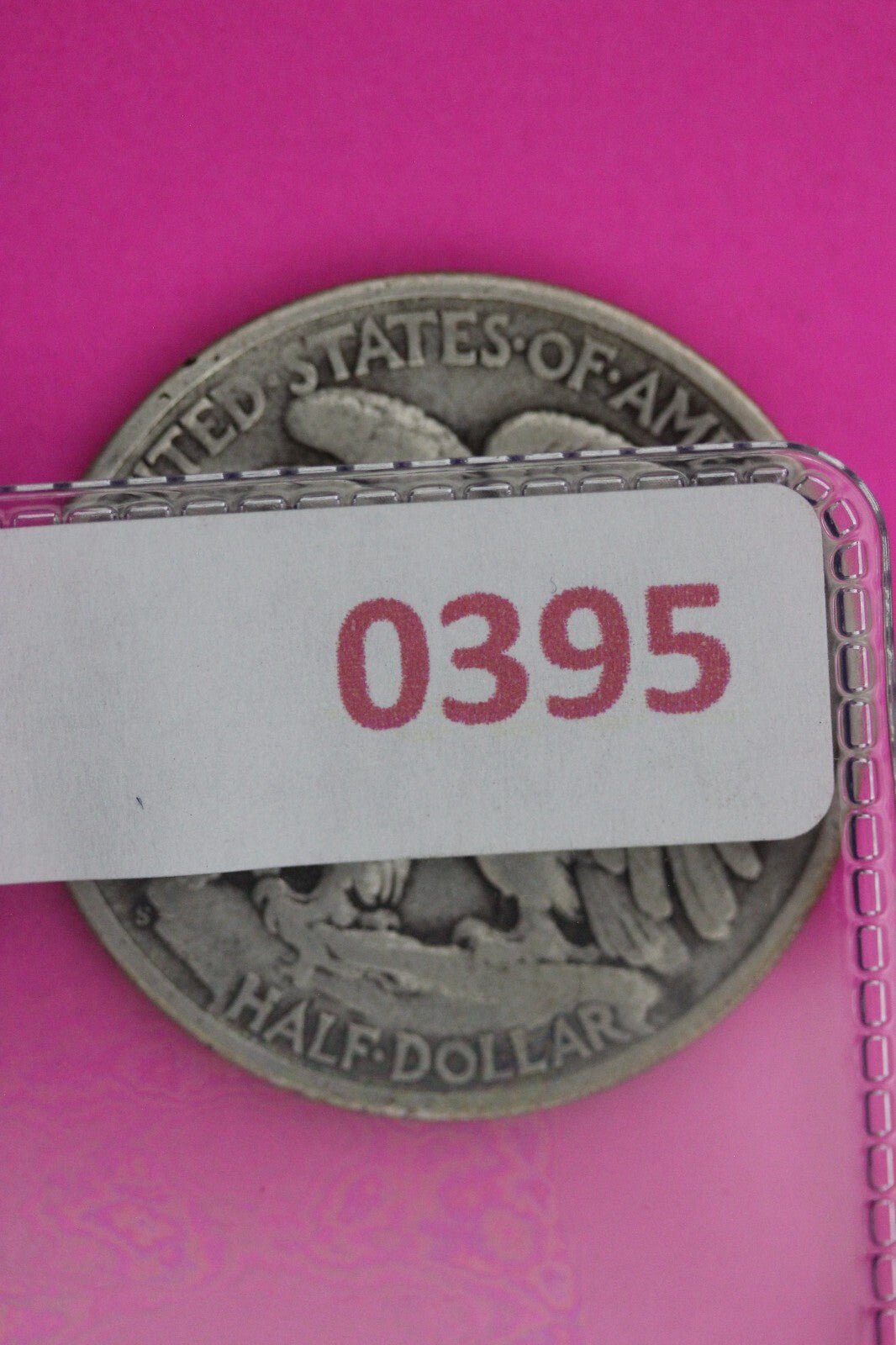 1945 S Walking Liberty Walker Half Dollar Missing Designors Initials Coin 0395N