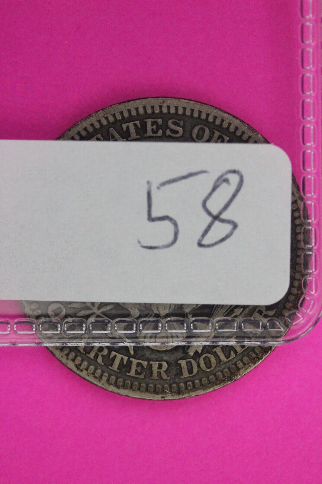1909 P Barber Liberty Silver Quarter Scarce Semi Key Date Philadelphia Mint 58