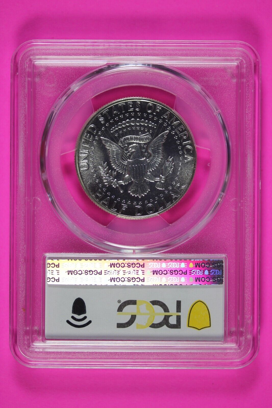 Mint Error Double Die Obverse 1966 SP 67 SMS Kennedy Half Dollar PCGS Slab 661