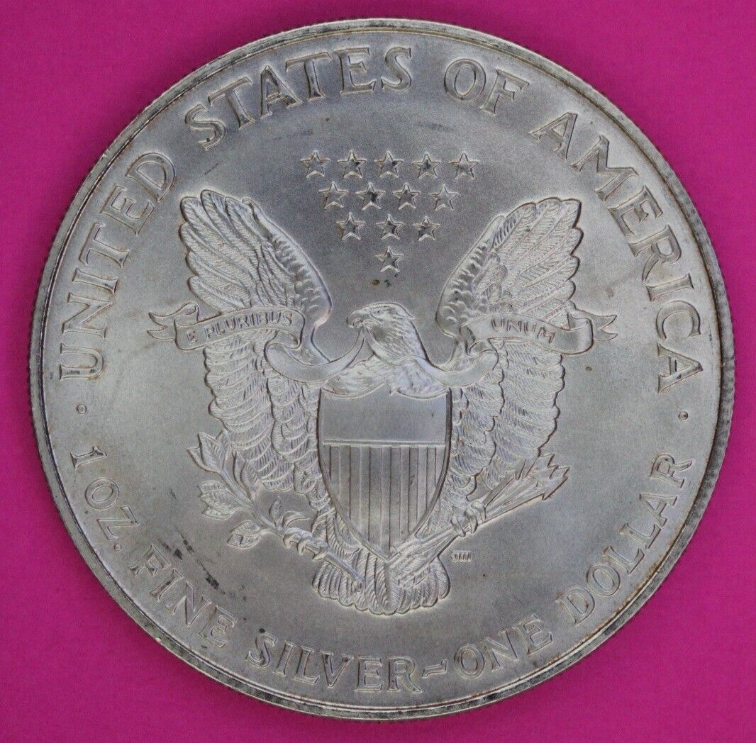 Key Date 1995 BU American Silver Eagle Key Date 1 Ounce 999 Exact Coin Shown 71