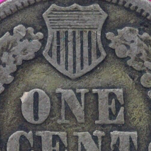 1863 Copper Nickel Indian Head Cent Penny Exact Early Type Coin Pictured 70