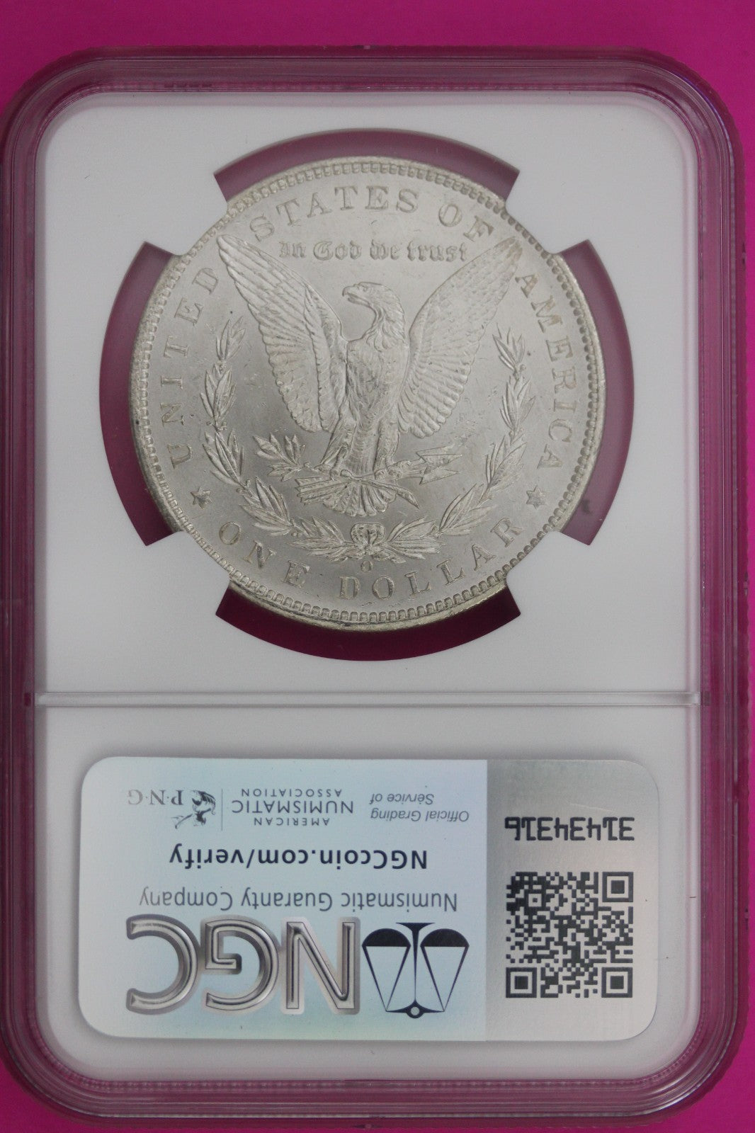 1899 O MS 63 Liberty Morgan Silver Dollar NGC Certified Graded Authentic 259