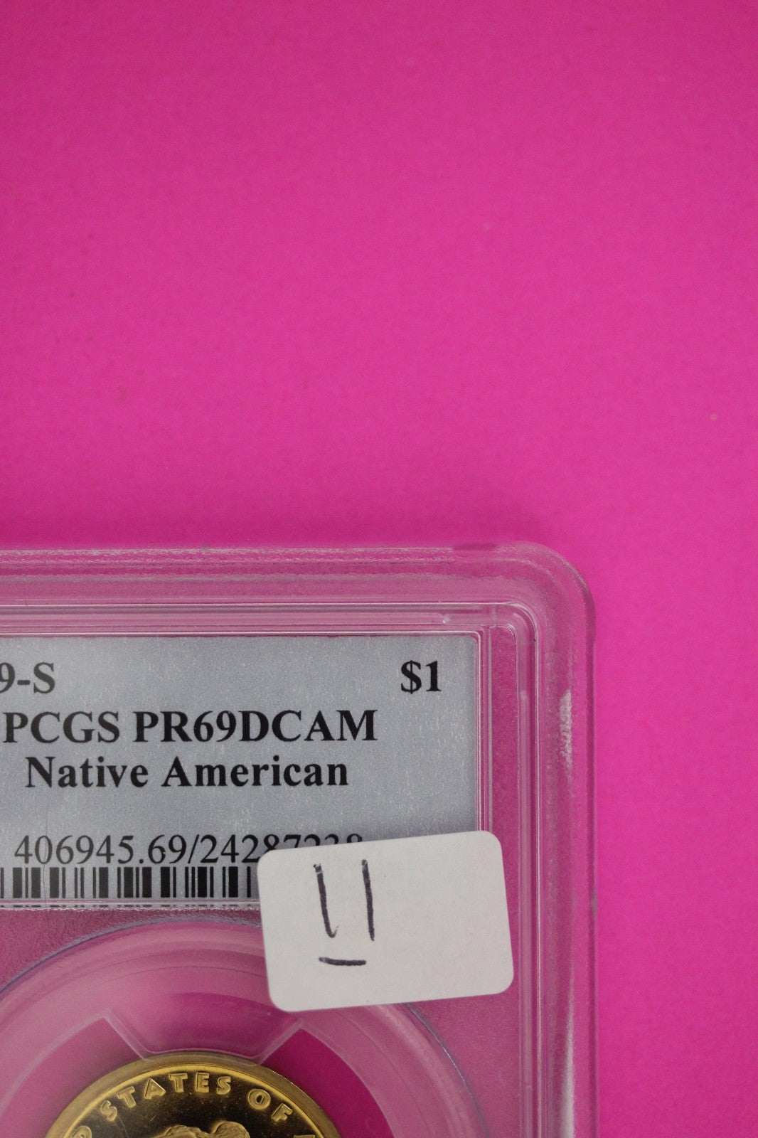 2009 S PR 69 Sacagawea Dollar Native American NGC Certified Authentic Slab 11