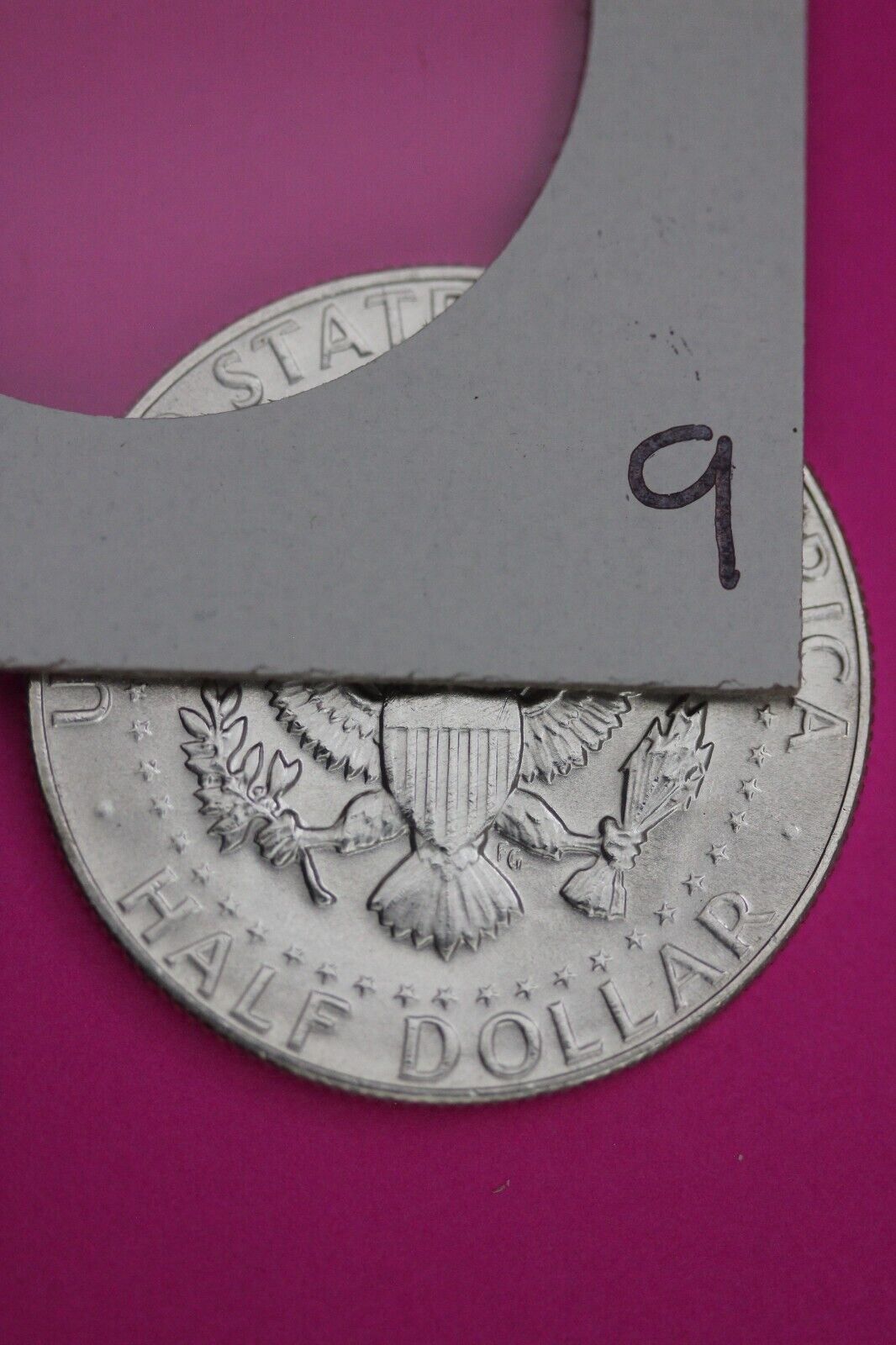 Gem BU 1969 D John F Kennedy Half Dollar 40% Silver Same Coin In Pics TOM 09
