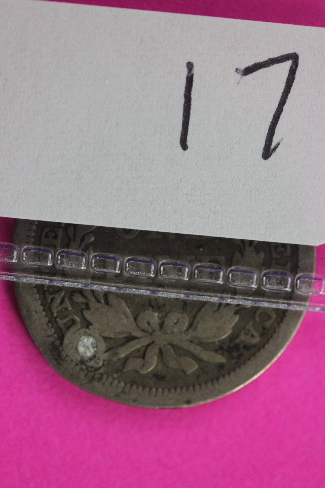 1854 P Seated Liberty Dime Exact Silver Coin In Pics Holed Low Grade Filler 17