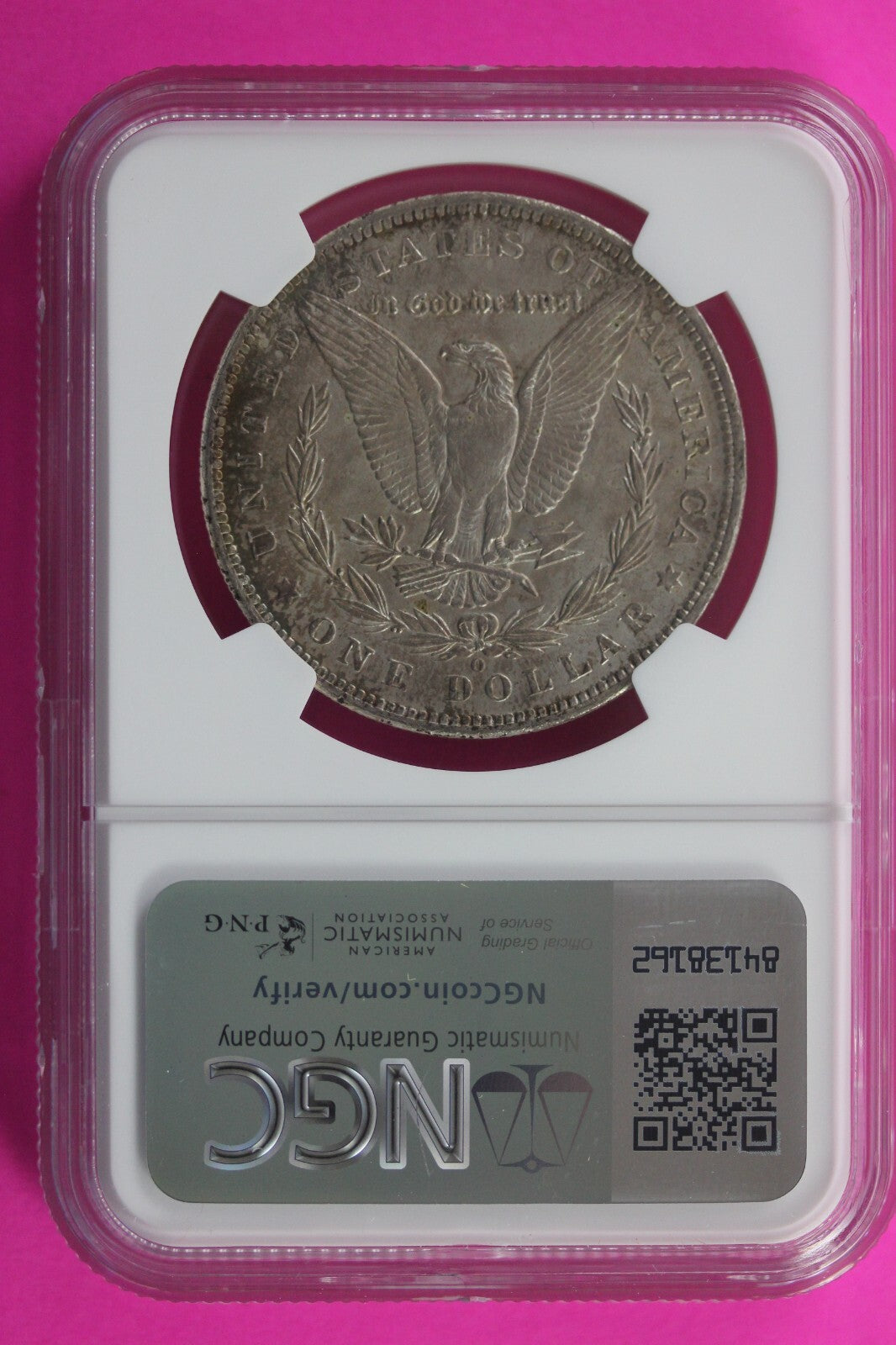 1885 O MS 63 Liberty Morgan Silver Dollar NGC Certified Graded Slab 464