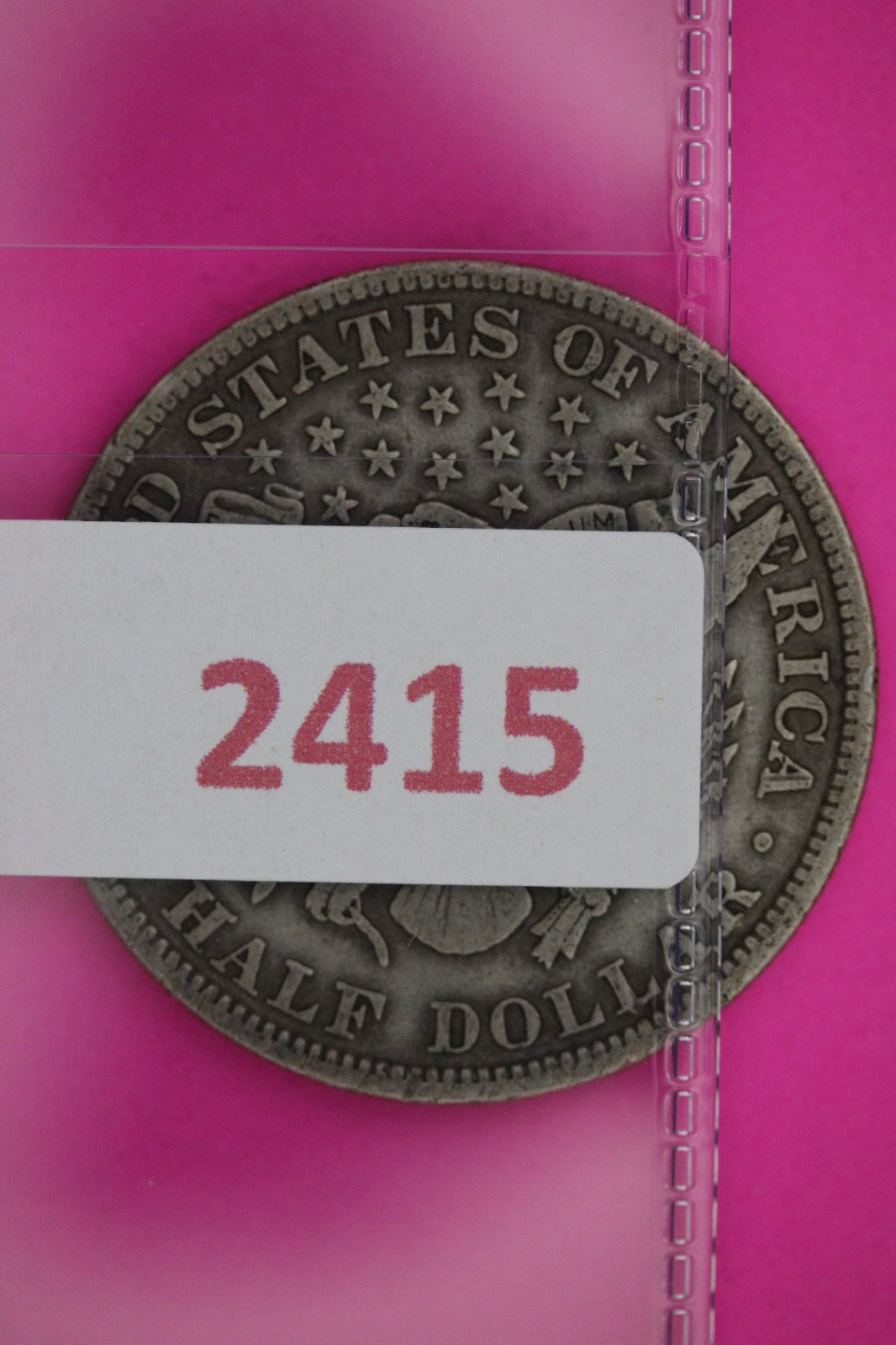 1908 P Barber Liberty Half Dollar Coin Guaranteed Authentic & Genuine 2415