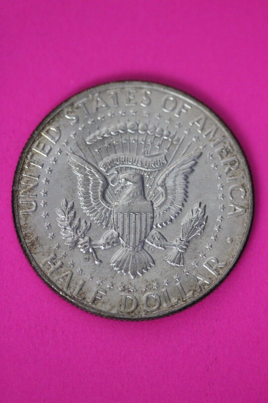 Nicely Toned 1964 P John F Kennedy Silver Half Dollar Exact Gem Coin Shown 03