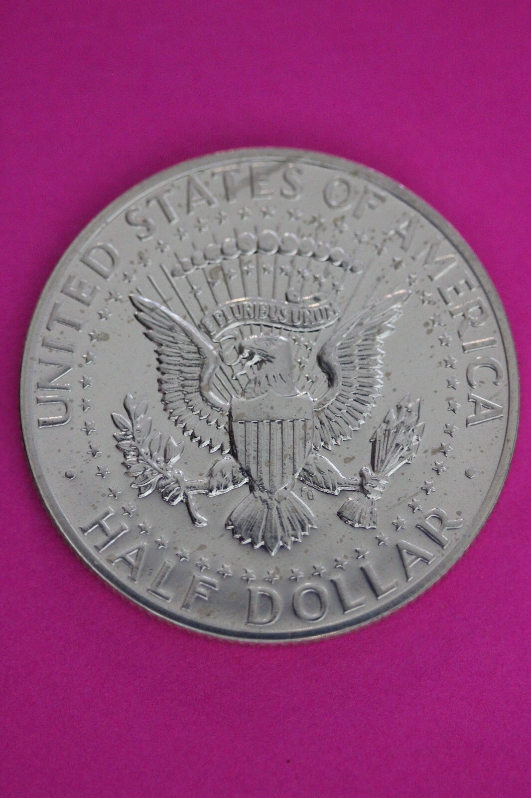 Accented Hair 1964 Proof John F Kennedy Silver Half Dollar Milk Spots N463