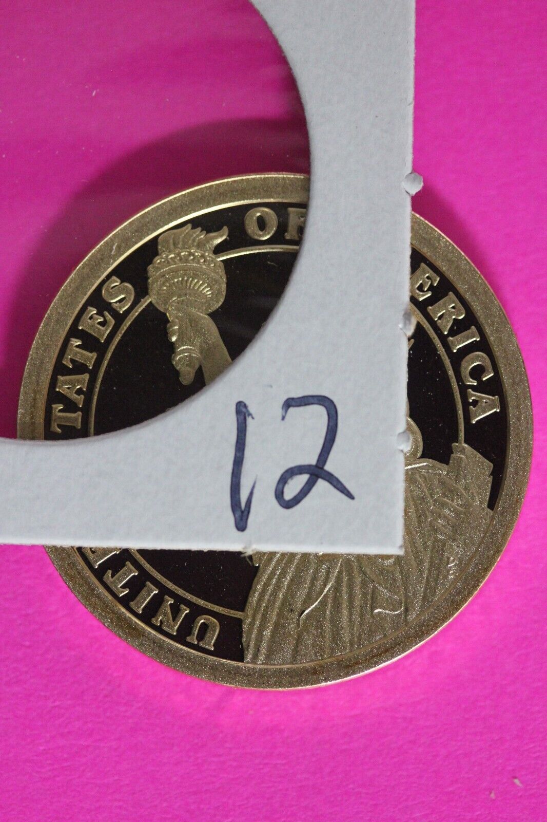 Proof 2012 S Grover Cleveland 1 Presidential Dollar DCAM Exact Coin Shown TOM 12