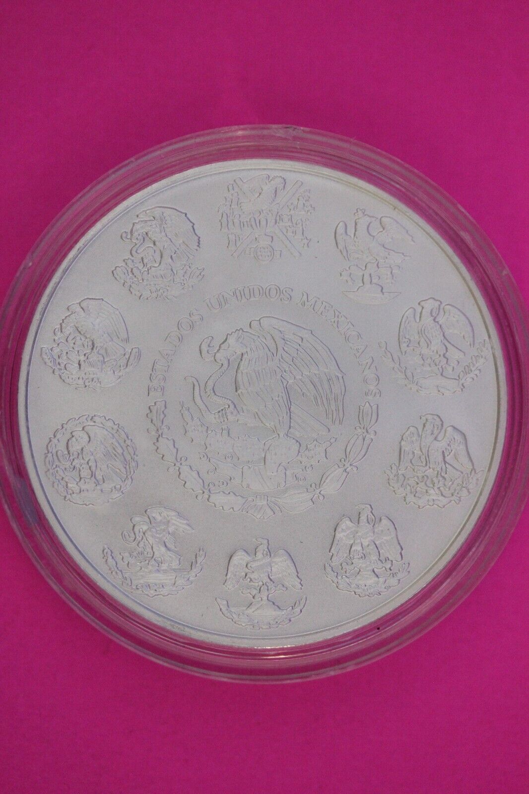 Gem BU 2012 Banco Azteca Mexico Libertad Same Silver Coin In Pics Capsule 17