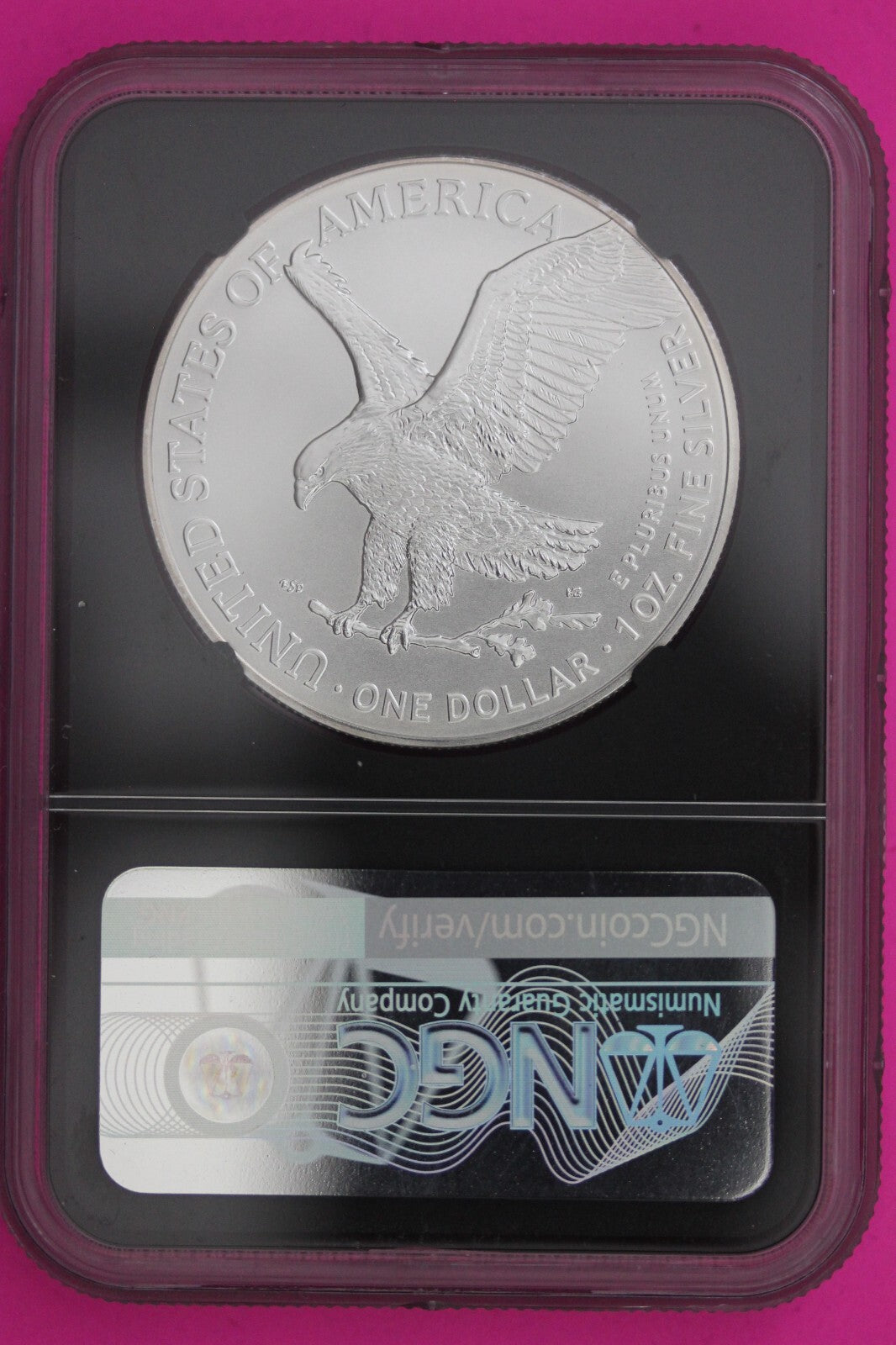 2023 MS 70 Silver Eagle Coin 1 OZ .999 NGC Certified Graded Authentic Slab 536