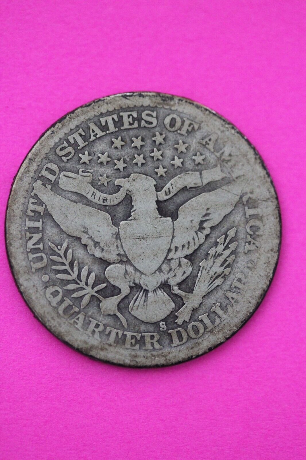 1915 S Barber Liberty Silver Quarter Scarce Semi Key Date San Francisco Mint 15