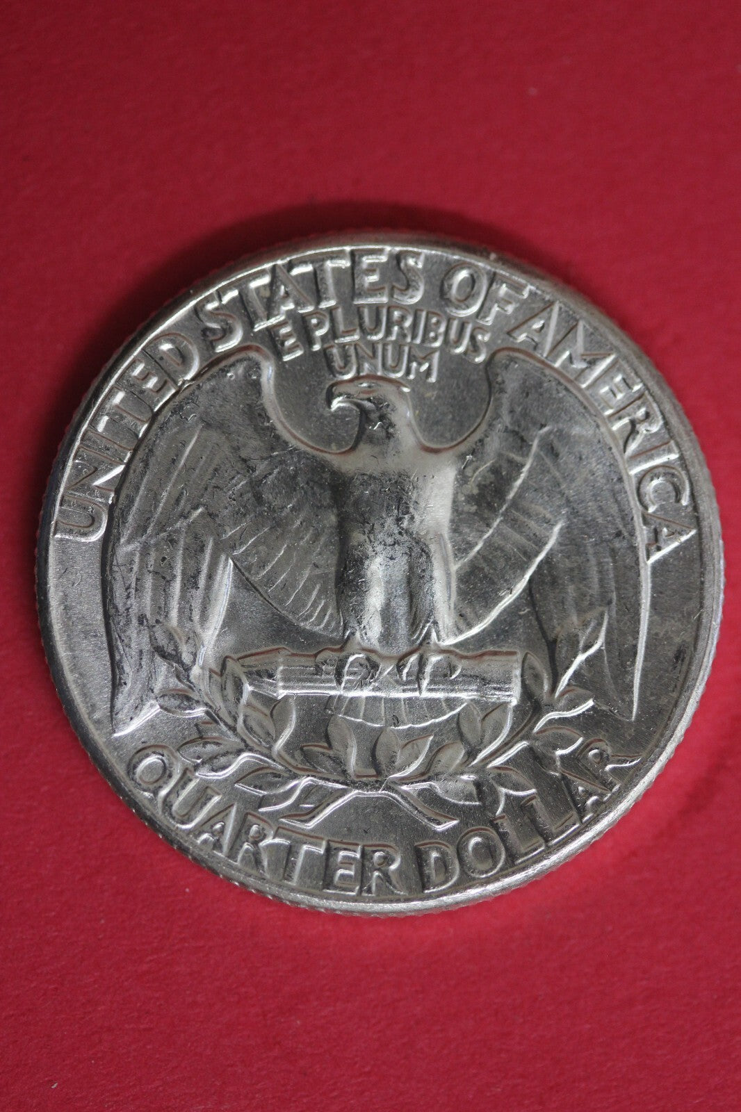 1963 Uncirculated Type B Reverse George Washington Quarter Exact Coin OCE 133